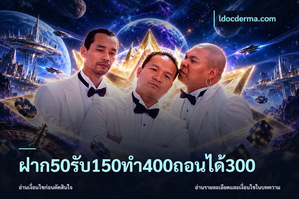 ฝาก50รับ150ทํา400ถอนได้300