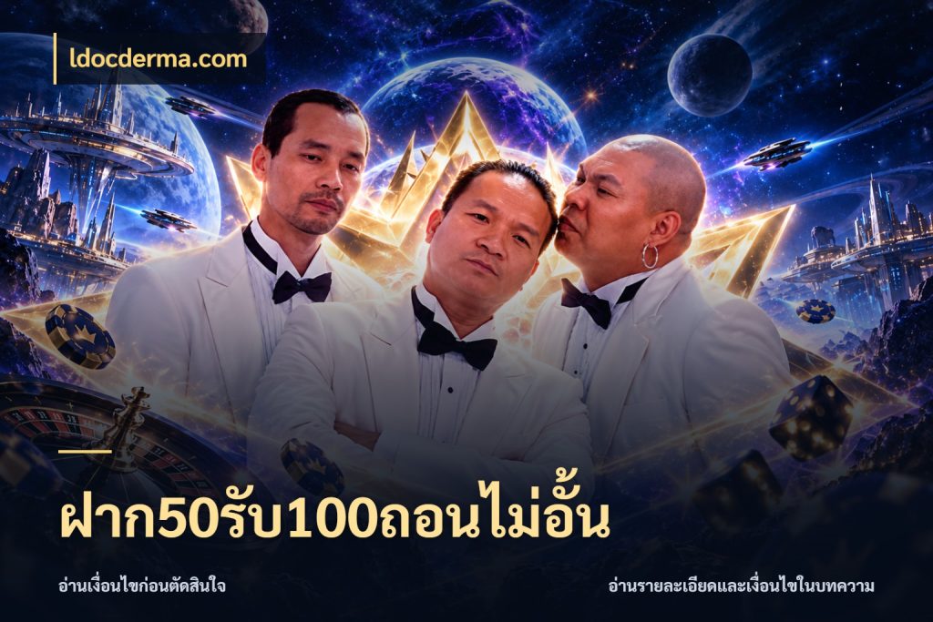 ฝาก50รับ100ถอนไม่อั้น จับประเด็นยอดรับก่อนเลือกความสนุก ในมุม ldocderma.com