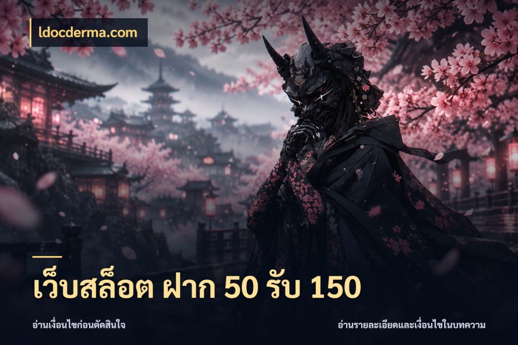 เว็บสล็อต ฝาก 50 รับ 150 ldocderma.com สีสันของโปรฝากและยอดรับ