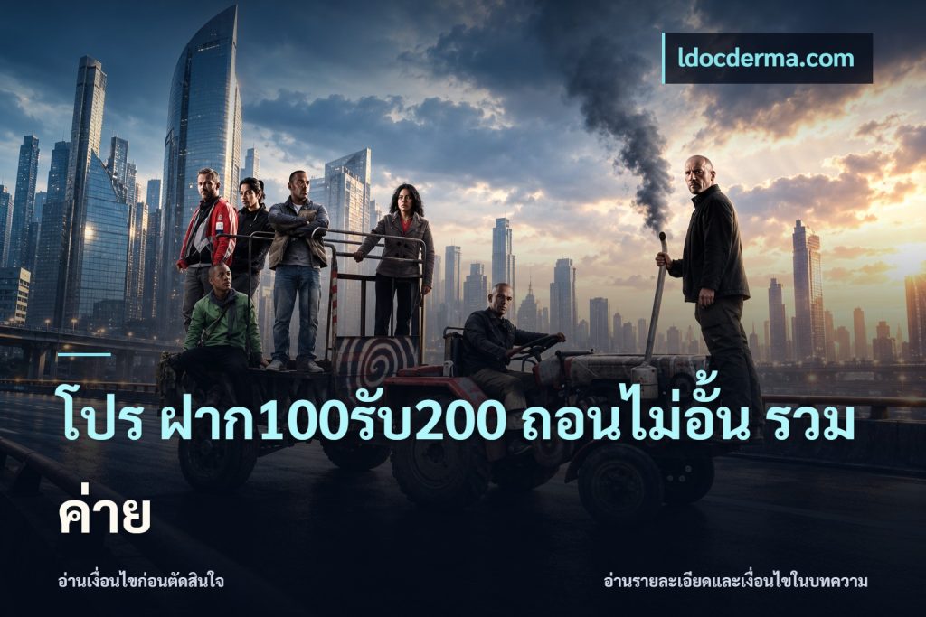 โปร ฝาก100รับ200 ถอนไม่อั้น รวมค่าย