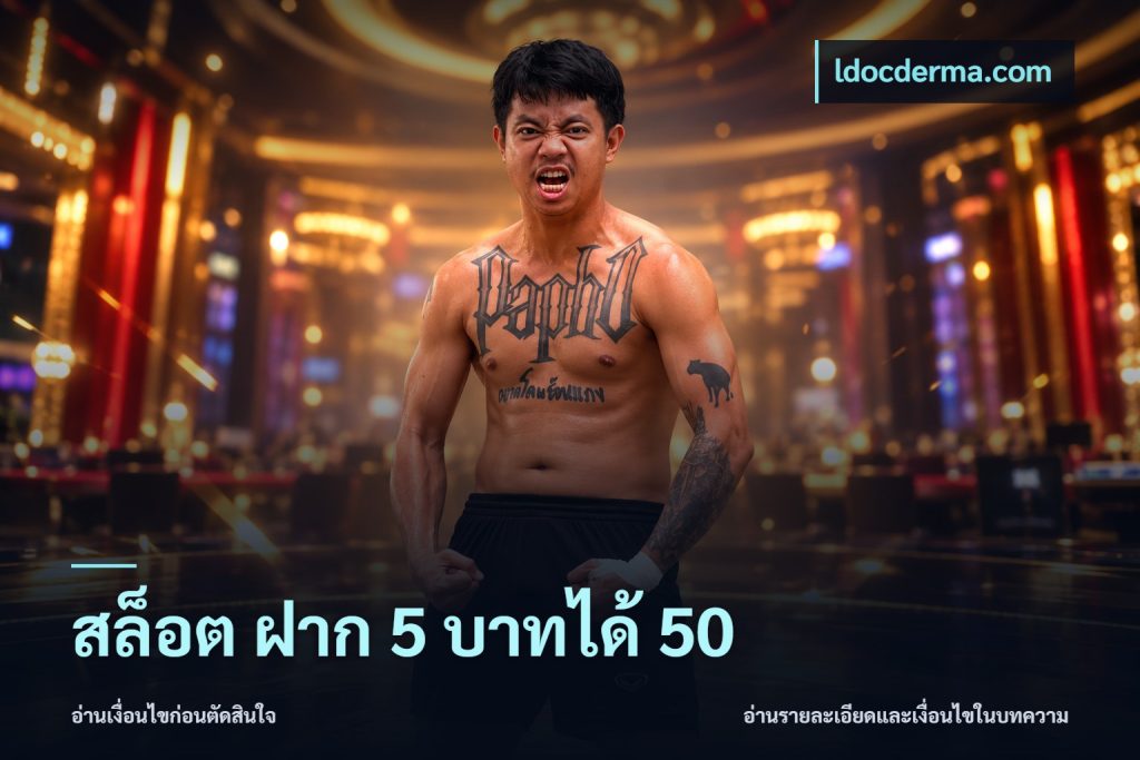 สล็อต ฝาก 5 บาทได้ 50