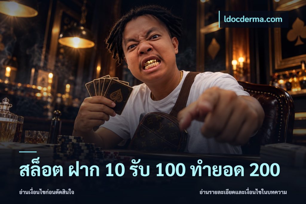 สล็อต ฝาก 10 รับ 100 ทำยอด 200