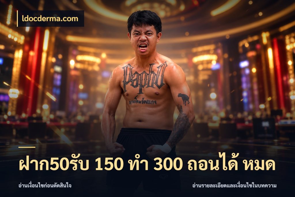 ฝาก50รับ 150 ทำ 300 ถอนได้ หมด จุดเด่นของเครดิตที่คนชอบเกมอยากรู้ ในมุม ldocderma.com