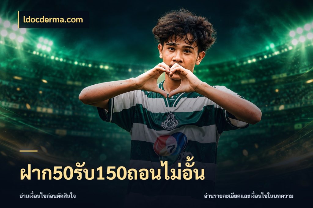 ฝาก50รับ150ถอนไม่อั้น สีสันของโปรฝากและยอดรับ สไตล์ ldocderma.com