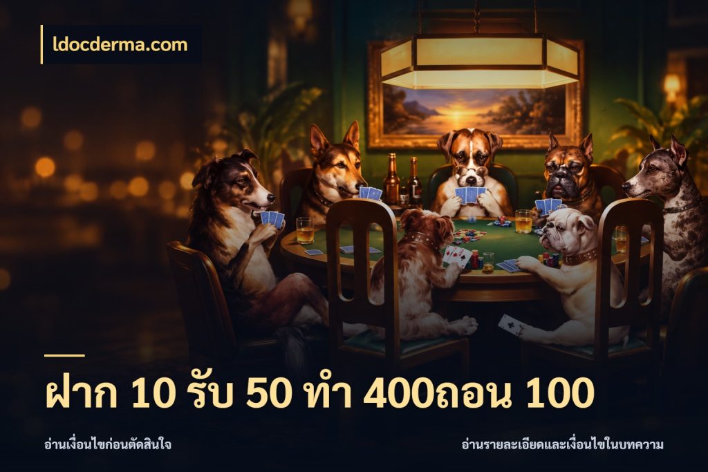 ฝาก 10 รับ 50 ทํา 400ถอน 100 จับคู่โบนัสกับสไตล์เกมที่ชอบ กับ ldocderma.com