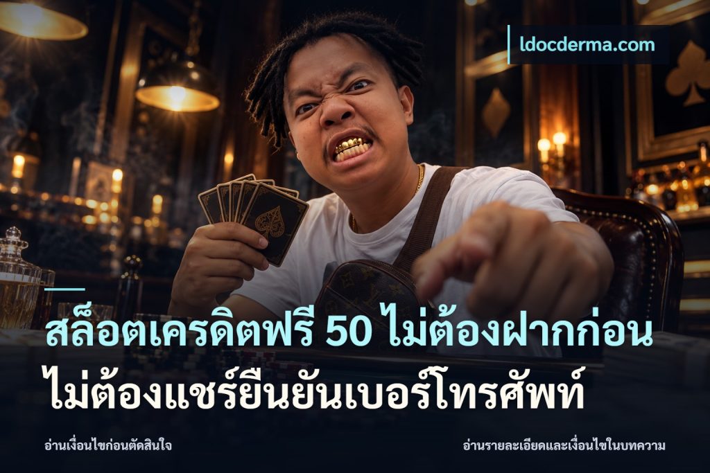 สล็อตเครดิตฟรี 50 ไม่ต้องฝากก่อนไม่ต้องแชร์ยืนยันเบอร์โทรศัพท์