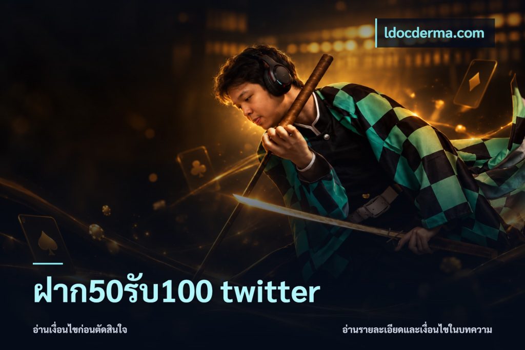 ฝาก50รับ100 twitter