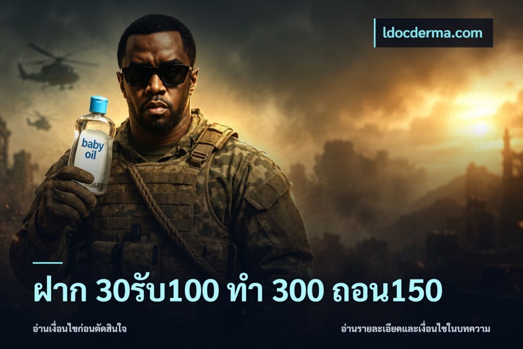 ฝาก 30รับ100 ทํา 300 ถอน150