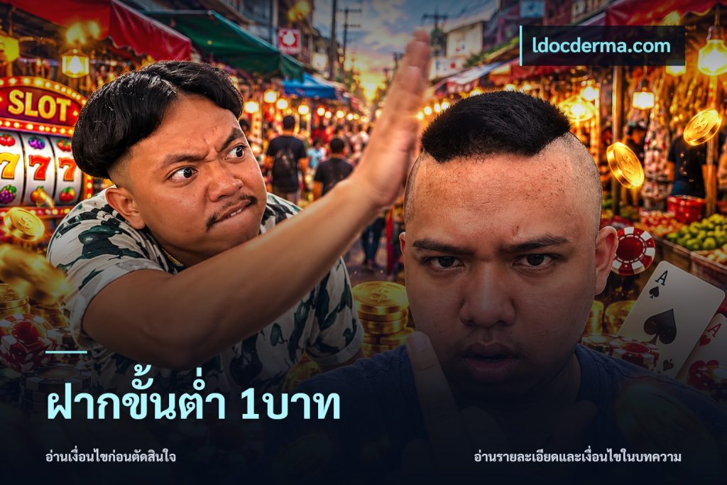 ฝากขั้นต่ำ 1บาท