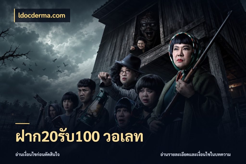 ฝาก20รับ100 วอเลท ยอดฝากและยอดรับในมุมของคนชอบลุ้น ในมุม ldocderma.com