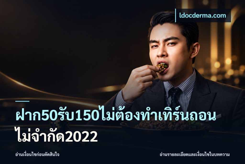 ฝาก50รับ150ไม่ต้องทําเทิร์นถอนไม่จํากัด2022