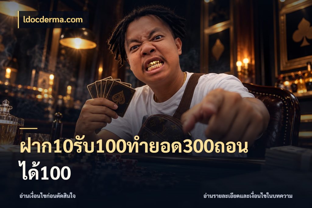 ฝาก10รับ100ทํายอด300ถอนได้100 จับคู่โบนัสกับสไตล์เกมที่ชอบ สไตล์ ldocderma.com