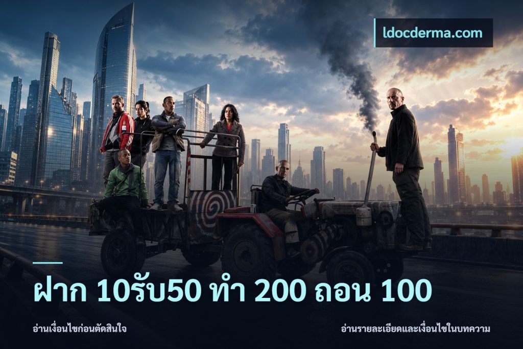 ฝาก 10รับ50 ทํา 200 ถอน 100