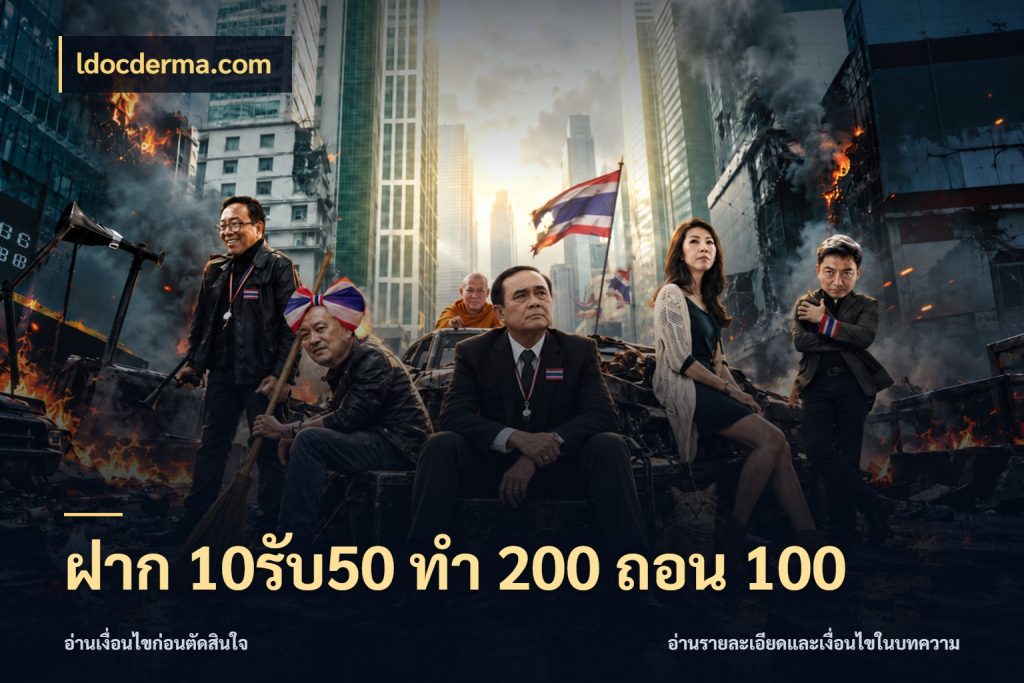 ฝาก 10รับ50 ทํา 200 ถอน 100 ldocderma.com สนุกกับตัวเลือกโปรในสไตล์ของคุณ