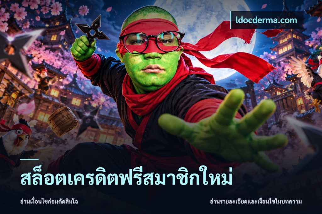 สล็อตเครดิตฟรีสมาชิกใหม่