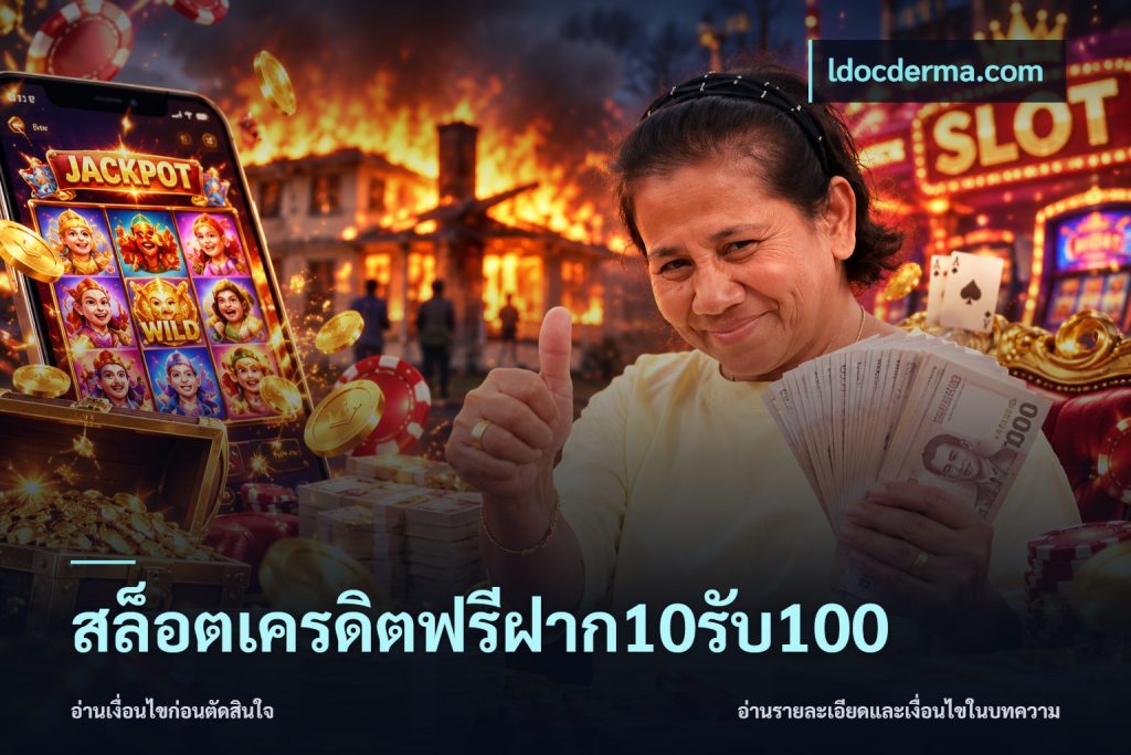 สล็อตเครดิตฟรีฝาก10รับ100